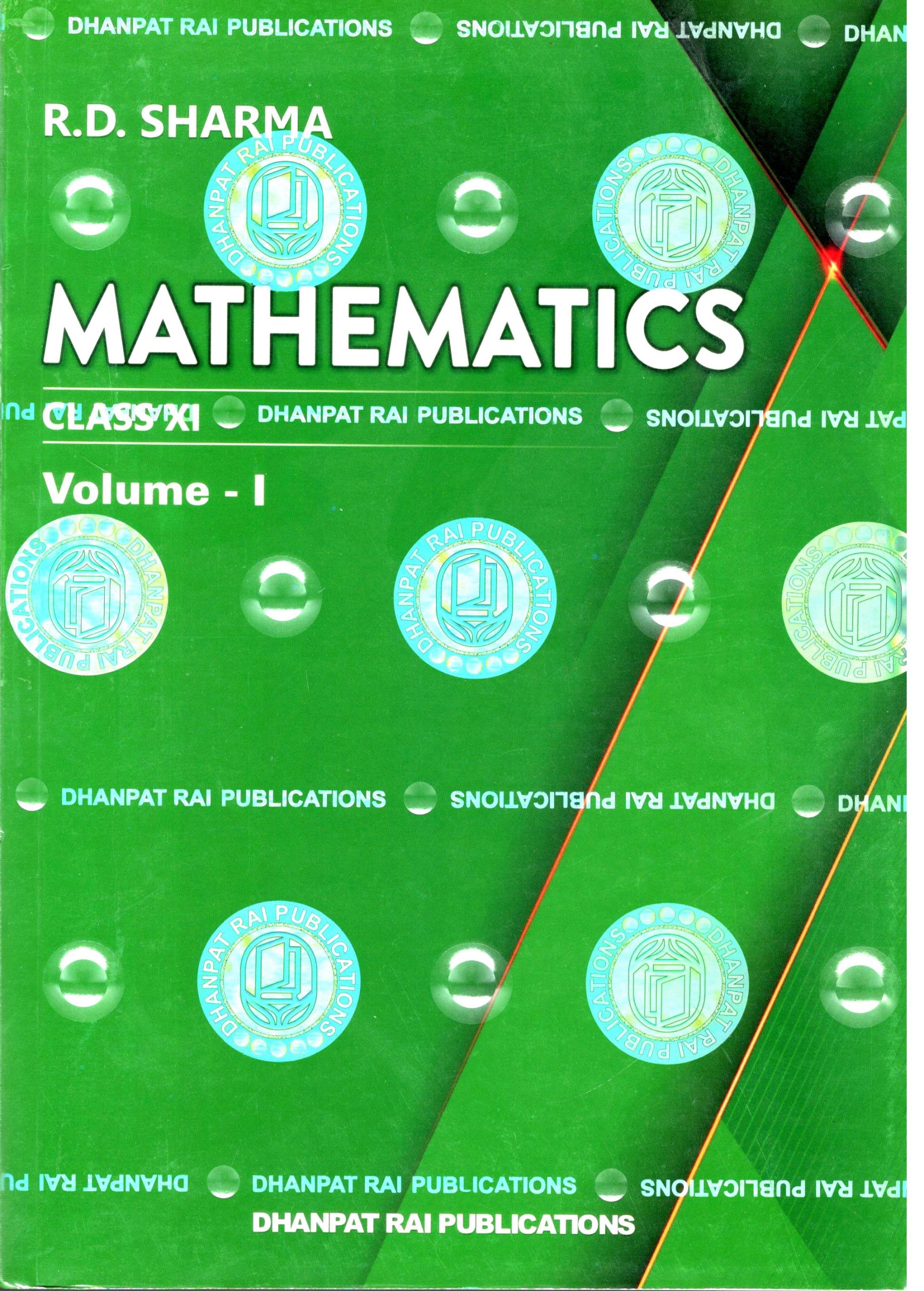 RD Sharma Mathematics Class 11 By Dhanpat Rai (Set Of, 56% OFF